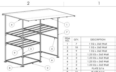 Steel Take-Offs, Cut lists and Drawings